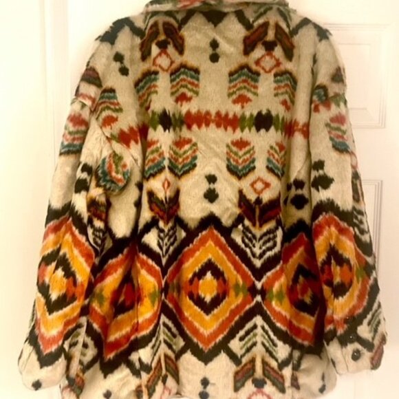 Free People Carmella Aztec Fur Coat - Picture 4 of 5